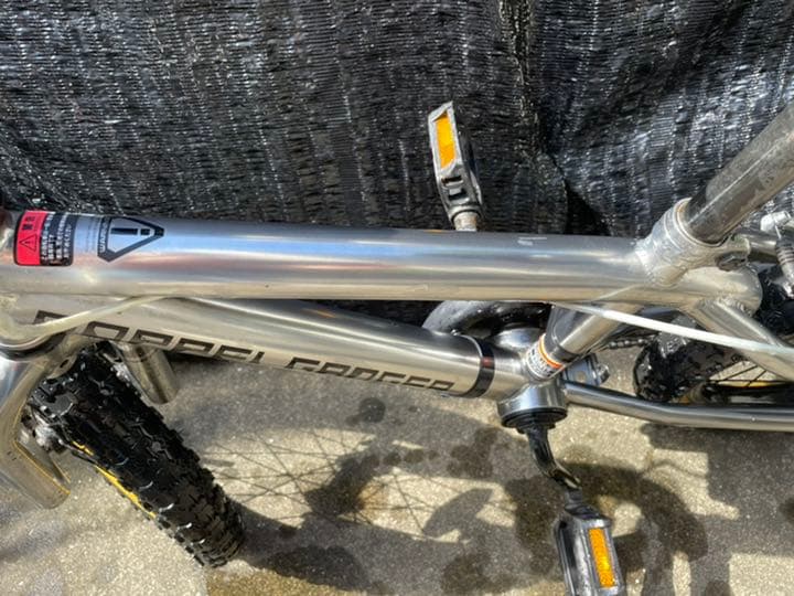 キッズ用BMXドッペルギャンガー16インチシルバーメッキ