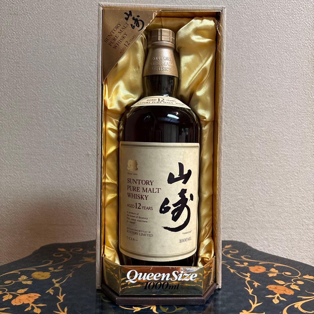 未開封品　サントリー 山崎12年 ピュアモルト1000ml クイーン　希少