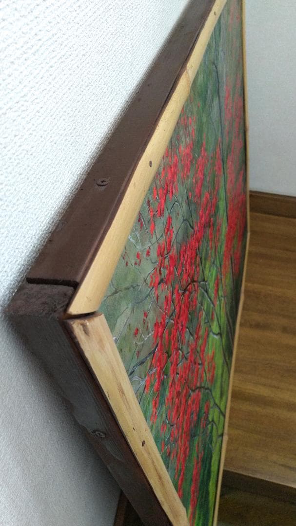 「花貫渓谷の秋」油絵 油彩画 絵画 風景画F30号