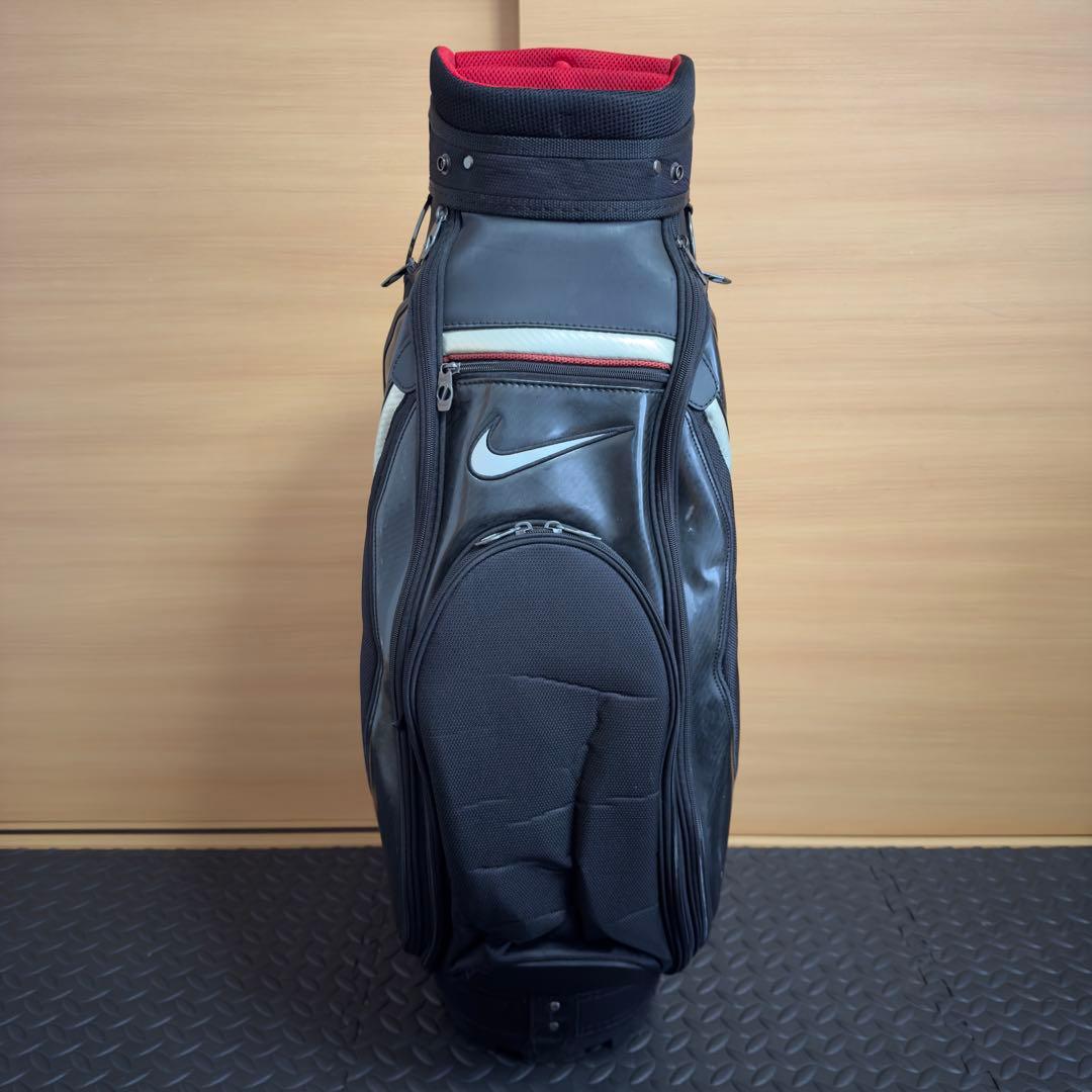 NIKE ナイキゴルフ キャディバッグ ブラック メンズ 6分割 ゴルフバッグ