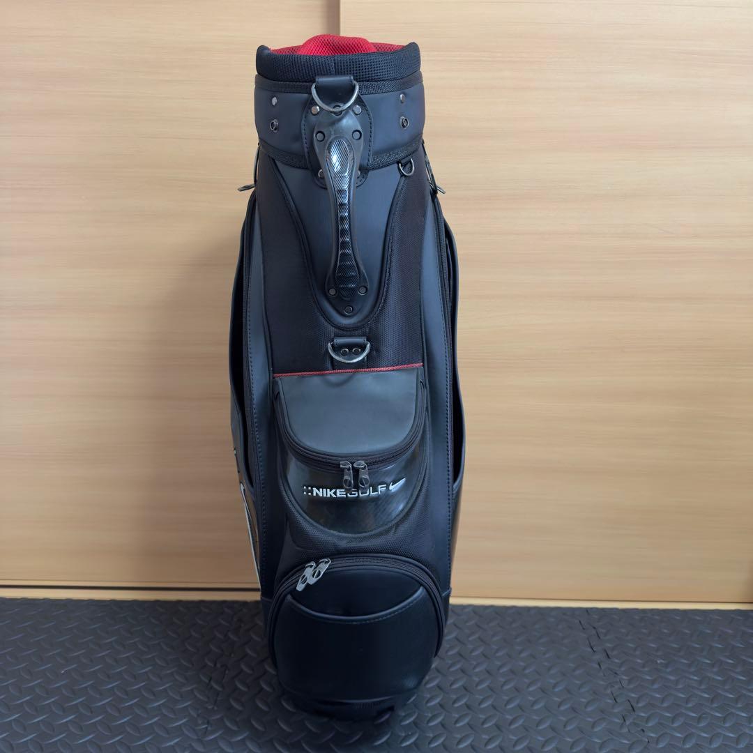 NIKE ナイキゴルフ キャディバッグ ブラック メンズ 6分割 ゴルフバッグ