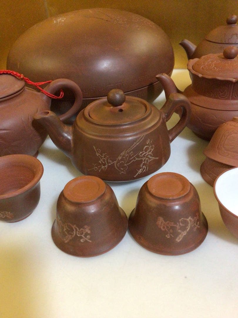 朱泥 茶器 急須 箱無し