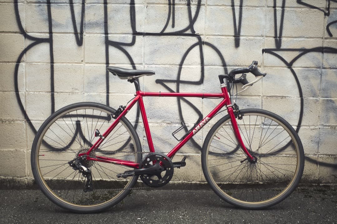 【福岡市現地引取限定】ARAYA クロモリ ロード