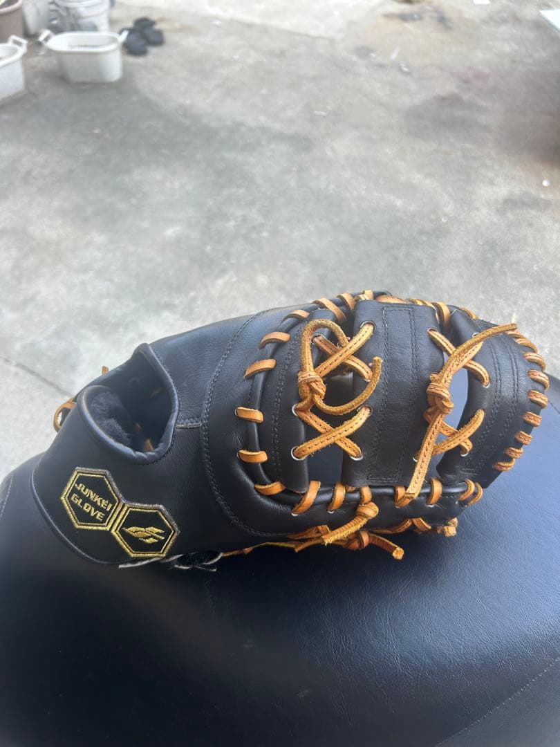 JUNKIE GLOVE 黒 レザー 硬式野球用グローブ