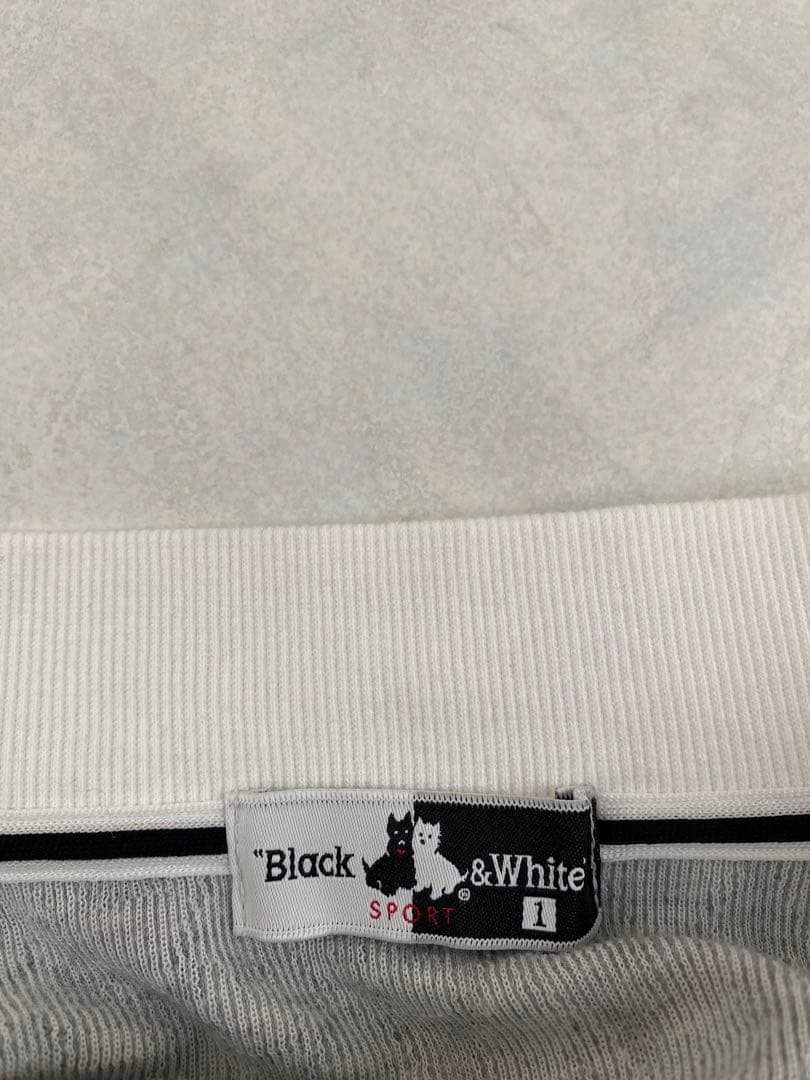 Black & White フルジップジャケット サイズ1 レディース 総柄