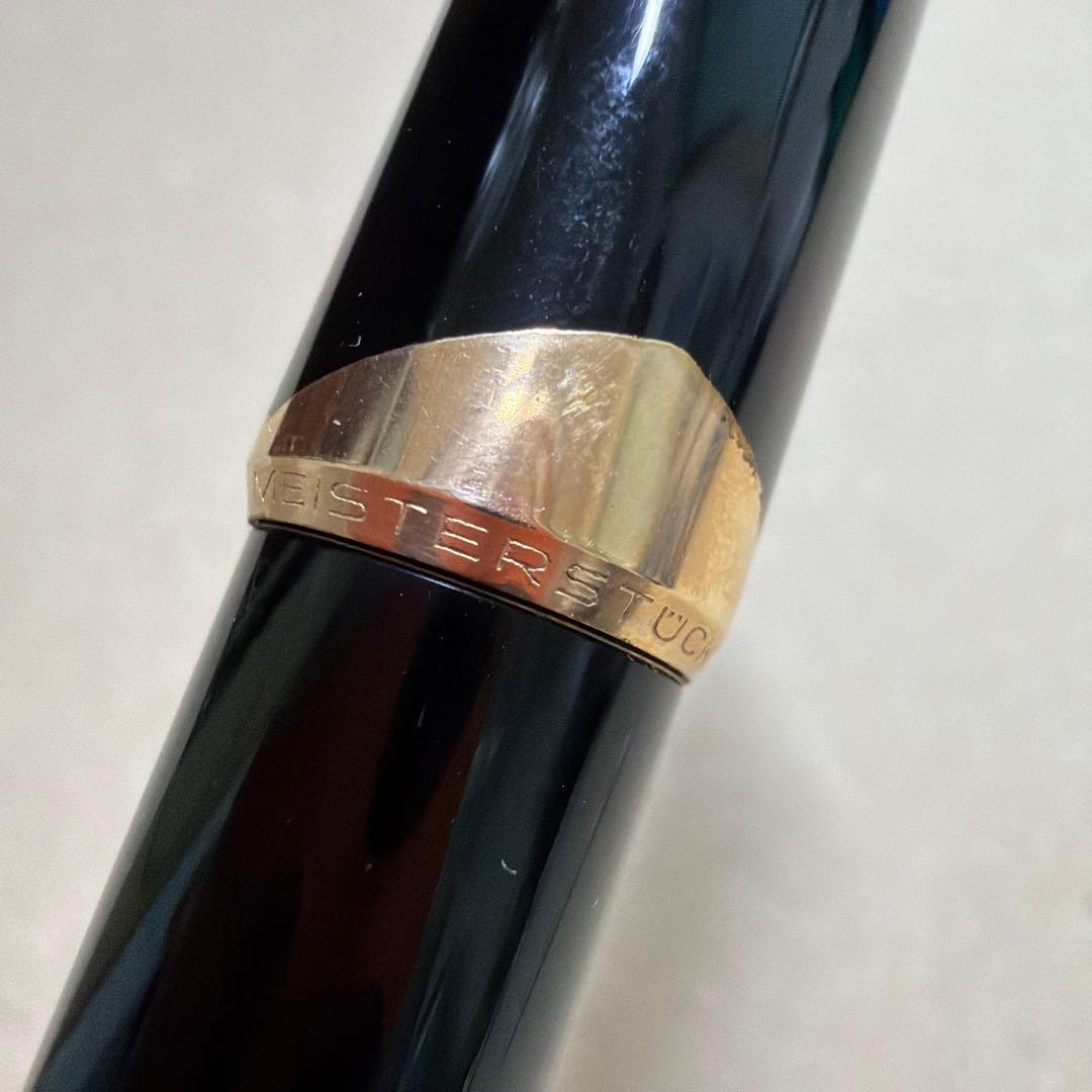 新品 廃盤 MONTBLANC モンブラン No.12 万年筆 ブラック 18c