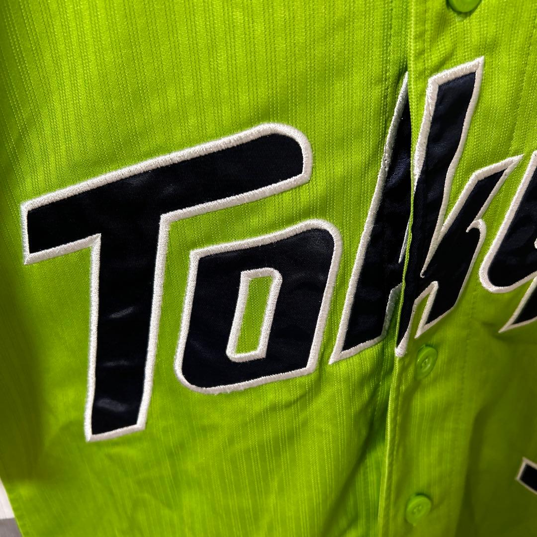 マジェスティック　ヤクルトスワローズ　燕プロ　刺繍ユニホーム　#1 山田哲人