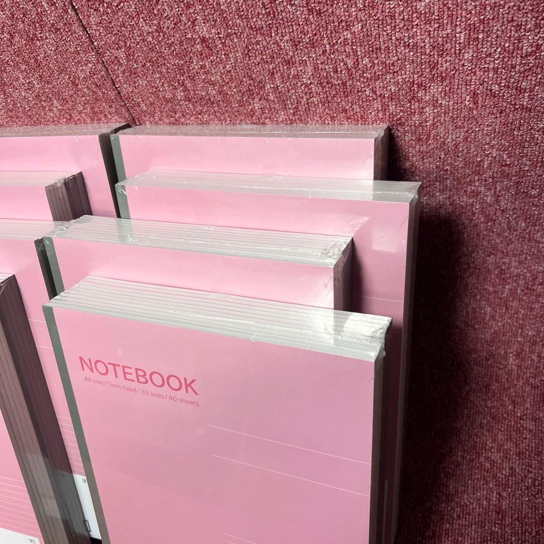 ［4005］A4ノート A罫40枚 10冊入×8パック