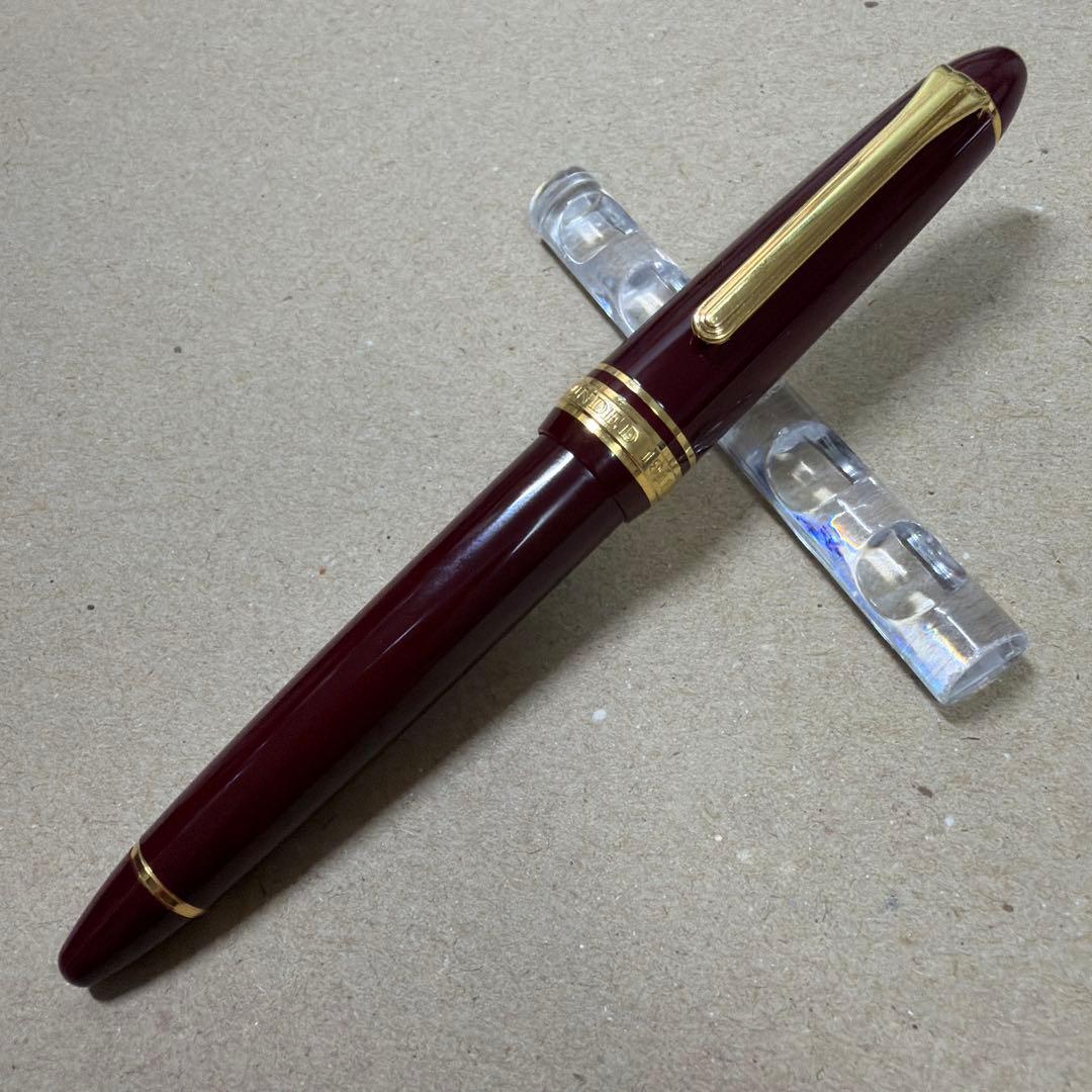 廃盤 セーラー 万年筆 ふでDEまんねん 長刀研ぎ NAG ディープレッド