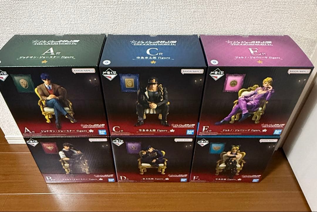 JOJO WORLD ジョジョの奇妙な冒険 一番くじ フィギュア フルコン ６体