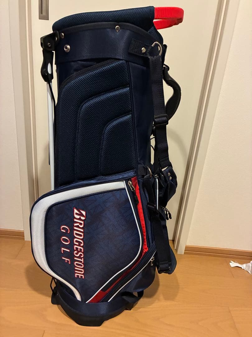 BRIDGESTONE ゴルフバッグ ネイビー/レッド