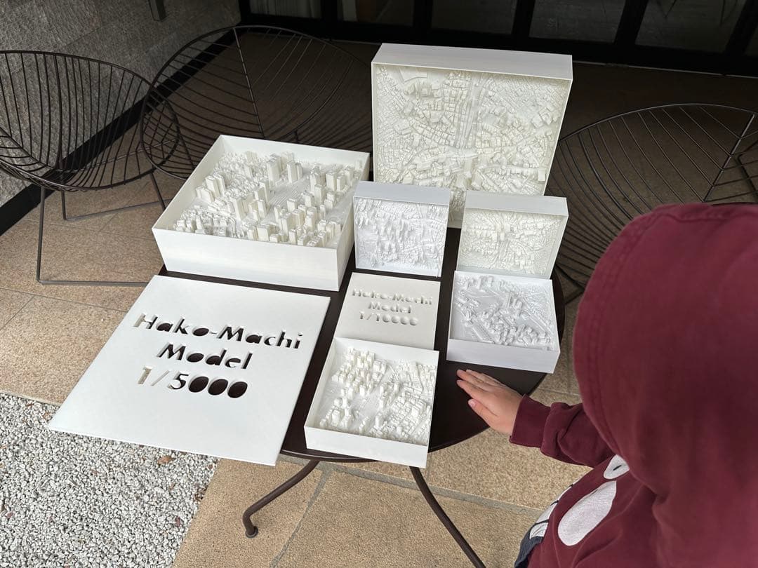 ★5千円値下中！東京駅周辺ビッグサイズ★精密都市模型 1/5000 3Dプリンタ