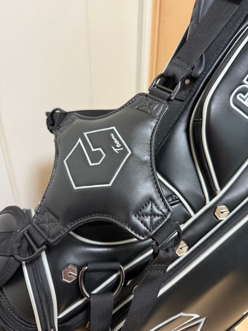 新品★GTD★スタンドキャディバッグ★未使用★タグ付き★ゴルフ★ジョージ武井★黒