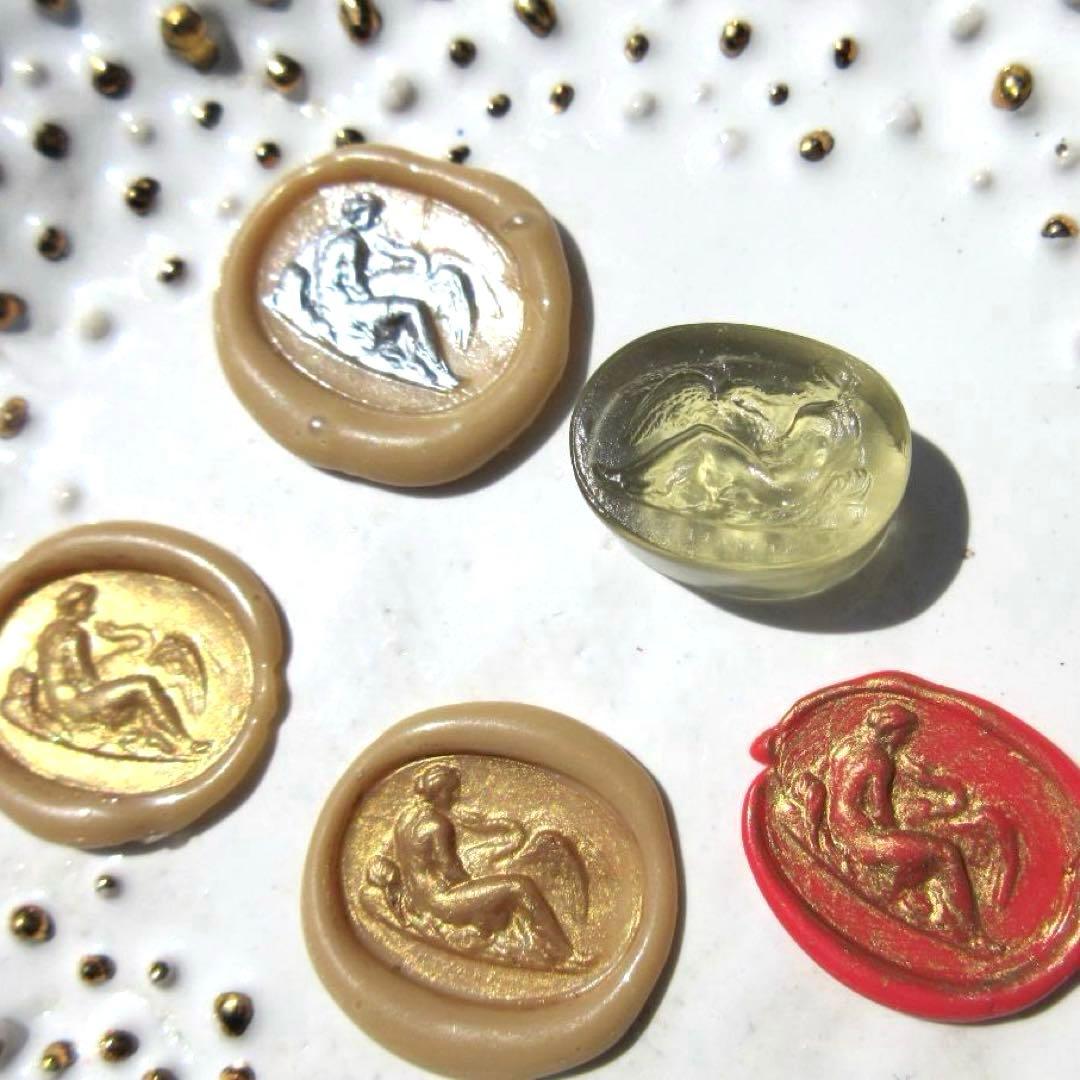 レダとスワン ଓ✧*１８世紀:☪︎✧*グランドツアー:+*ガラスシール⋆.✰