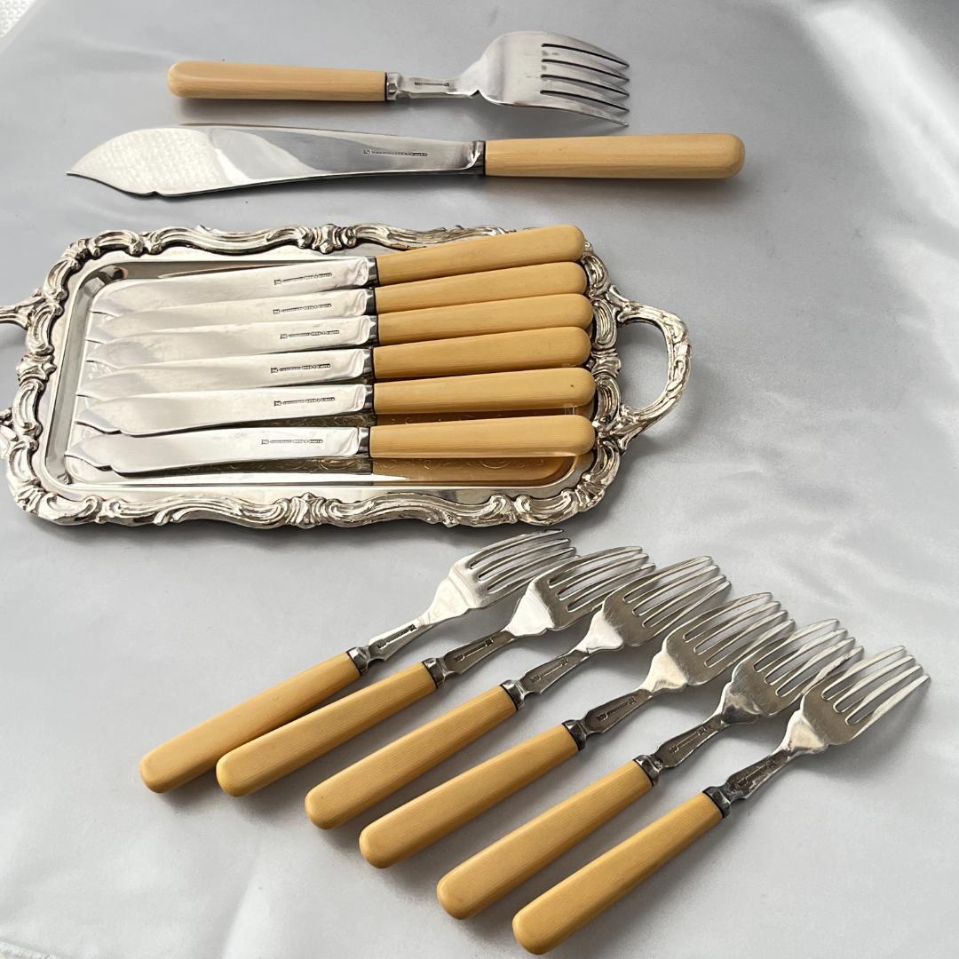 【Mappin & Webb】 カトラリーセット ナイフ/フォーク サーバー