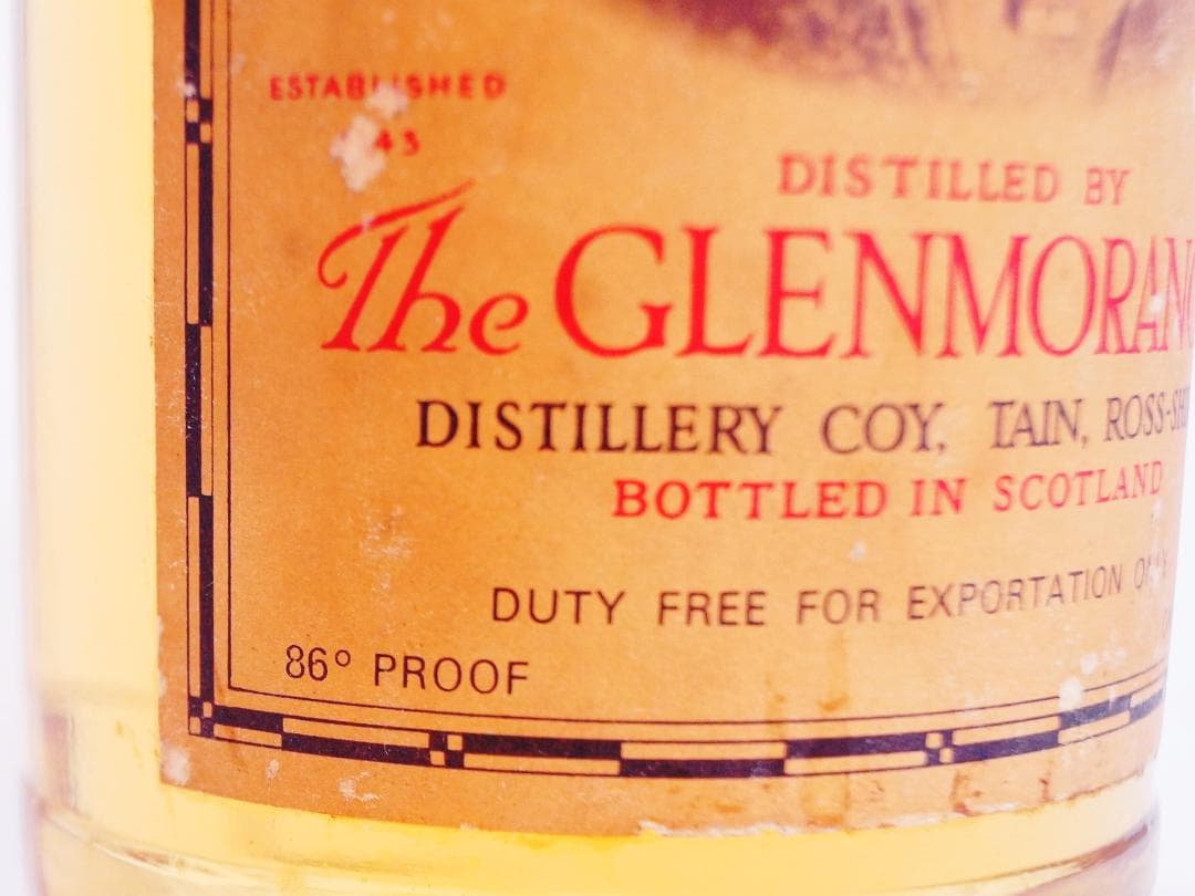 グレンモーレンジGLENMORANGIE10年シングル 1000ml 1L