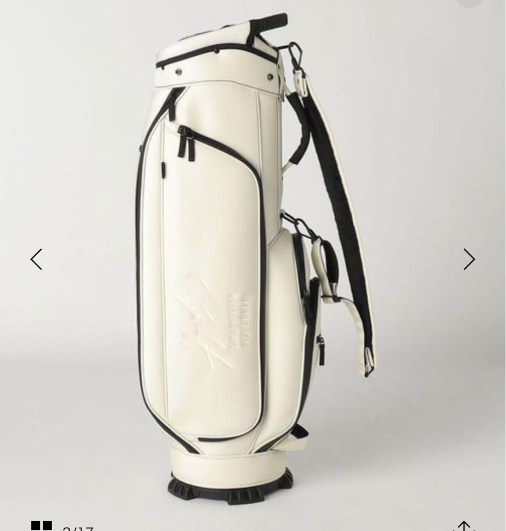 新品　2025購入　ユナイテッドアローズ　キャディバッグ　ホワイト