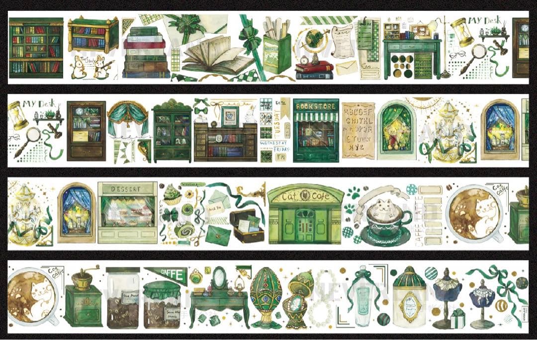 海外マステ 海外テープ 装飾 PET Neverland マスキングテープ