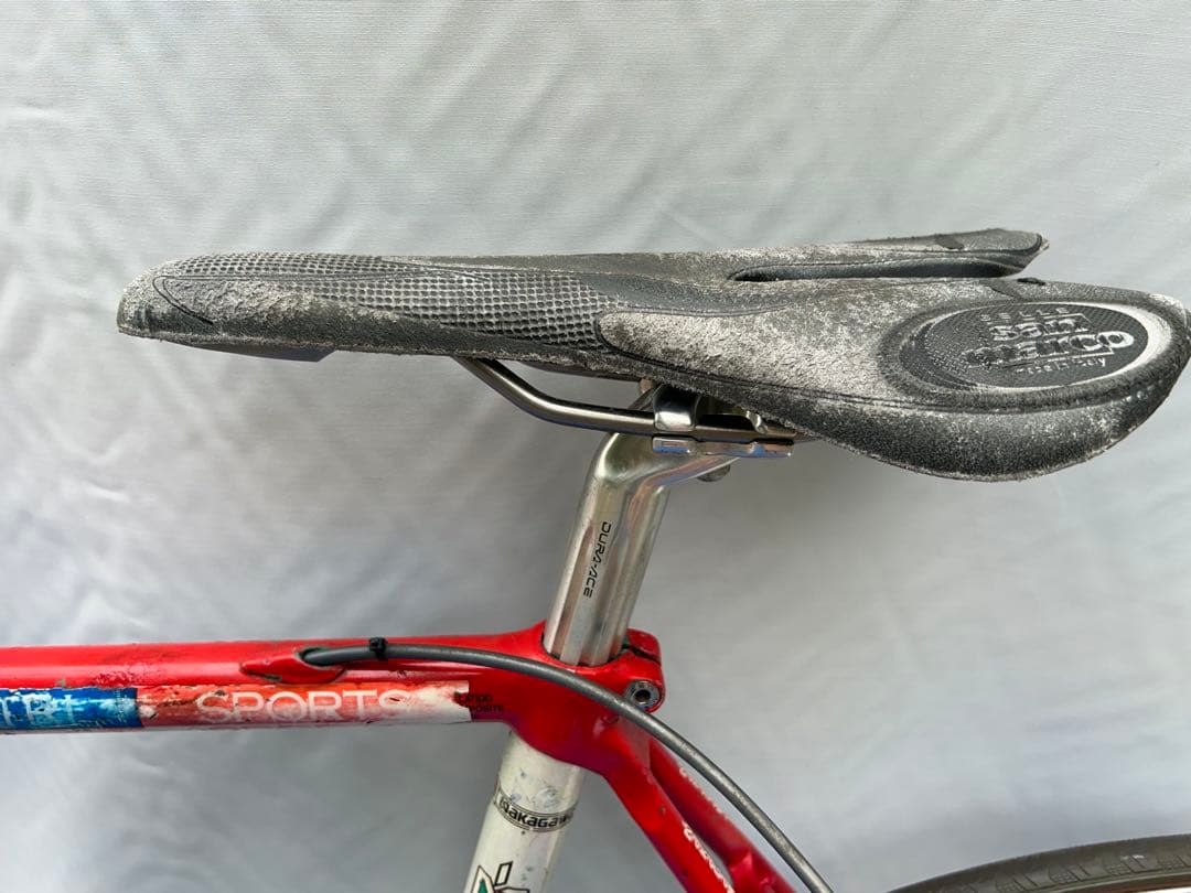 NAKAGAWA ナカガワ クロモリロード ビンテージ 52 赤/白 現状渡し