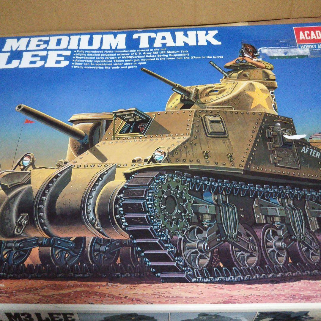 中古品　M3 LEE / チャパレル / IV号戦車F型 プラモデル箱セット