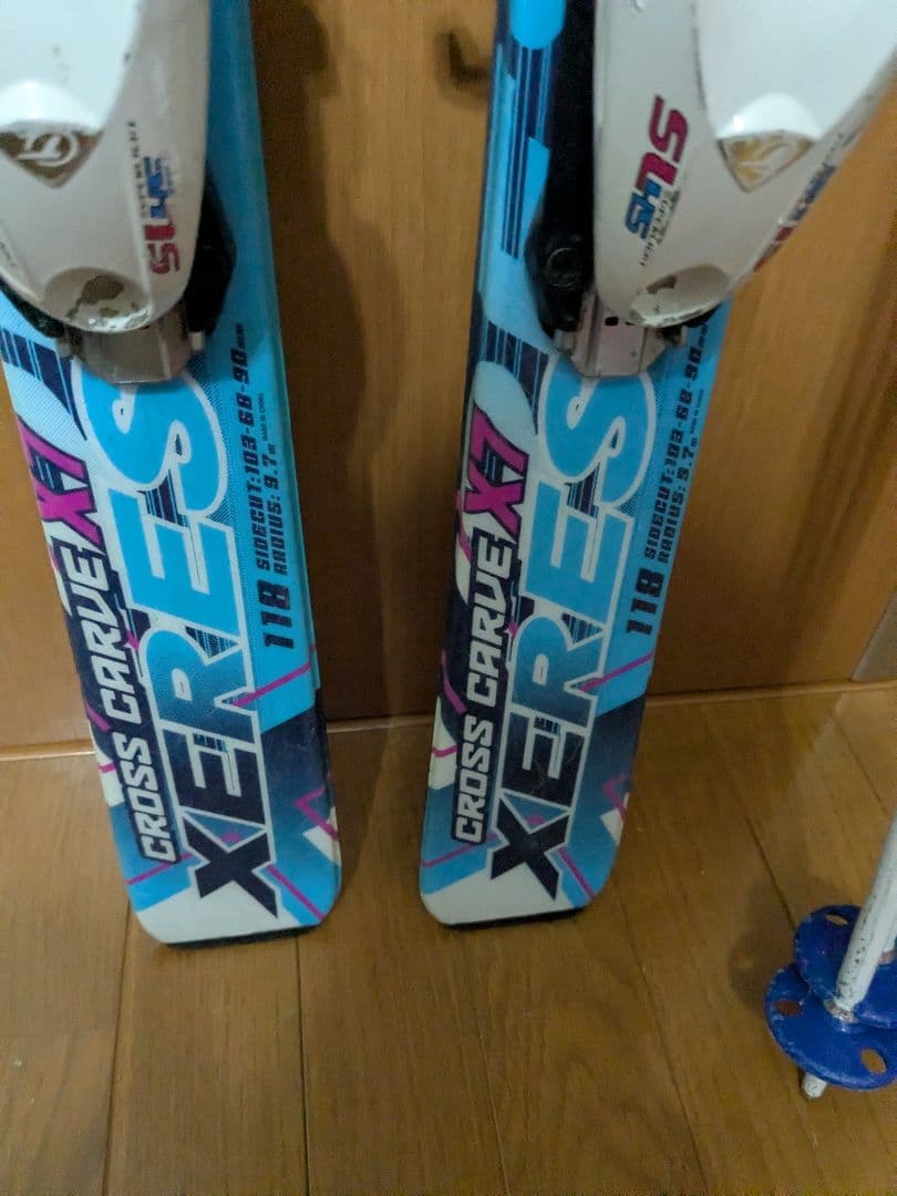 子供用　スキーセット　板118センチ　ブーツ22.5センチ