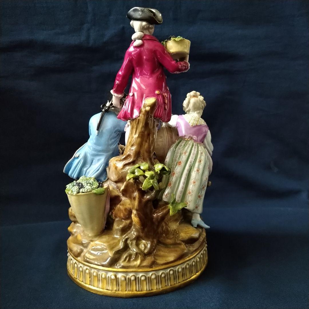 ✤1924年以前・マイセン(Meissen)フィギュリン✤『ワイナリー』