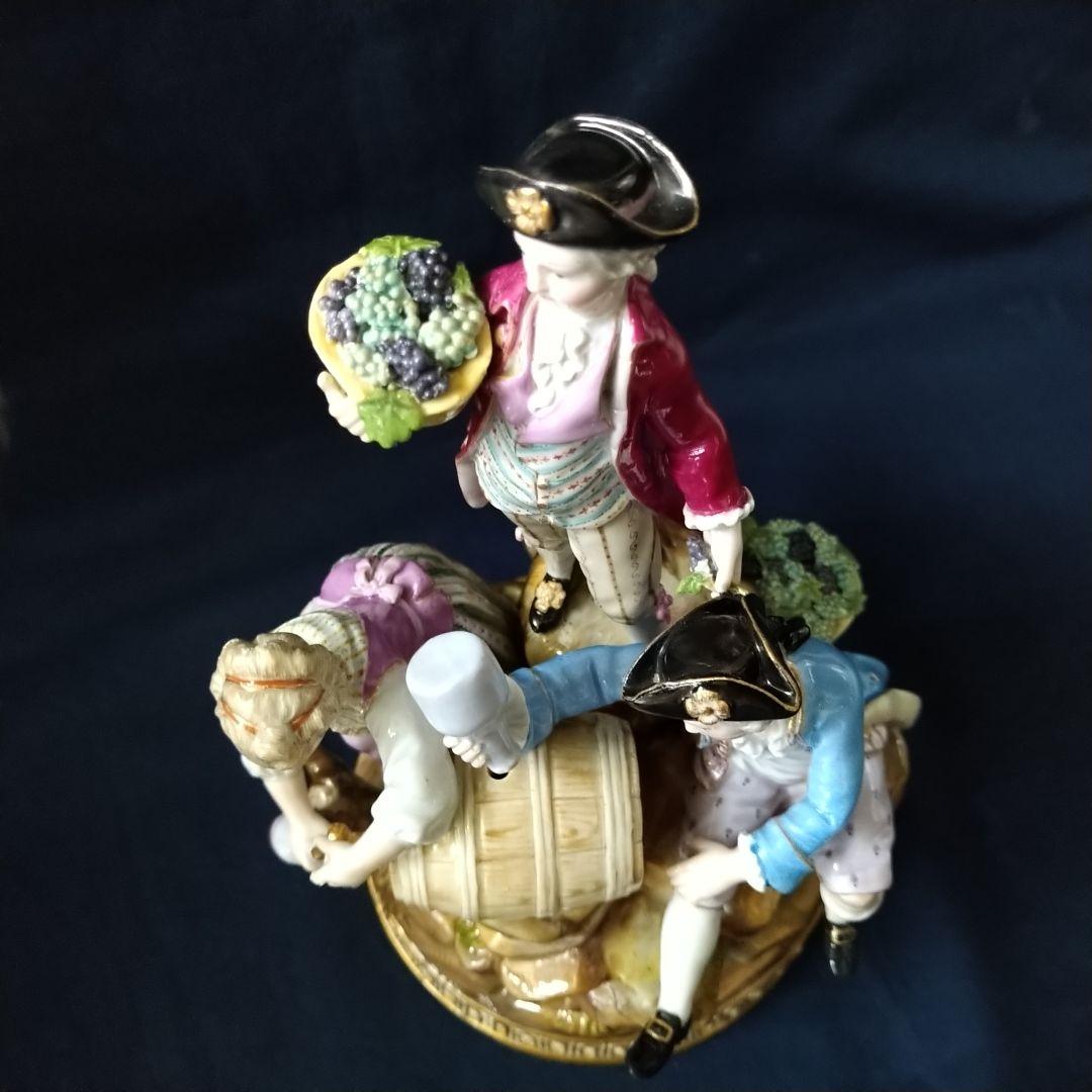 ✤1924年以前・マイセン(Meissen)フィギュリン✤『ワイナリー』