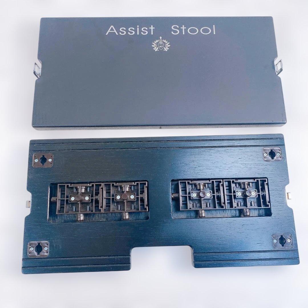 吉澤 ヨシザワ ピアノ補助台 アシストスツール ASS-V BK