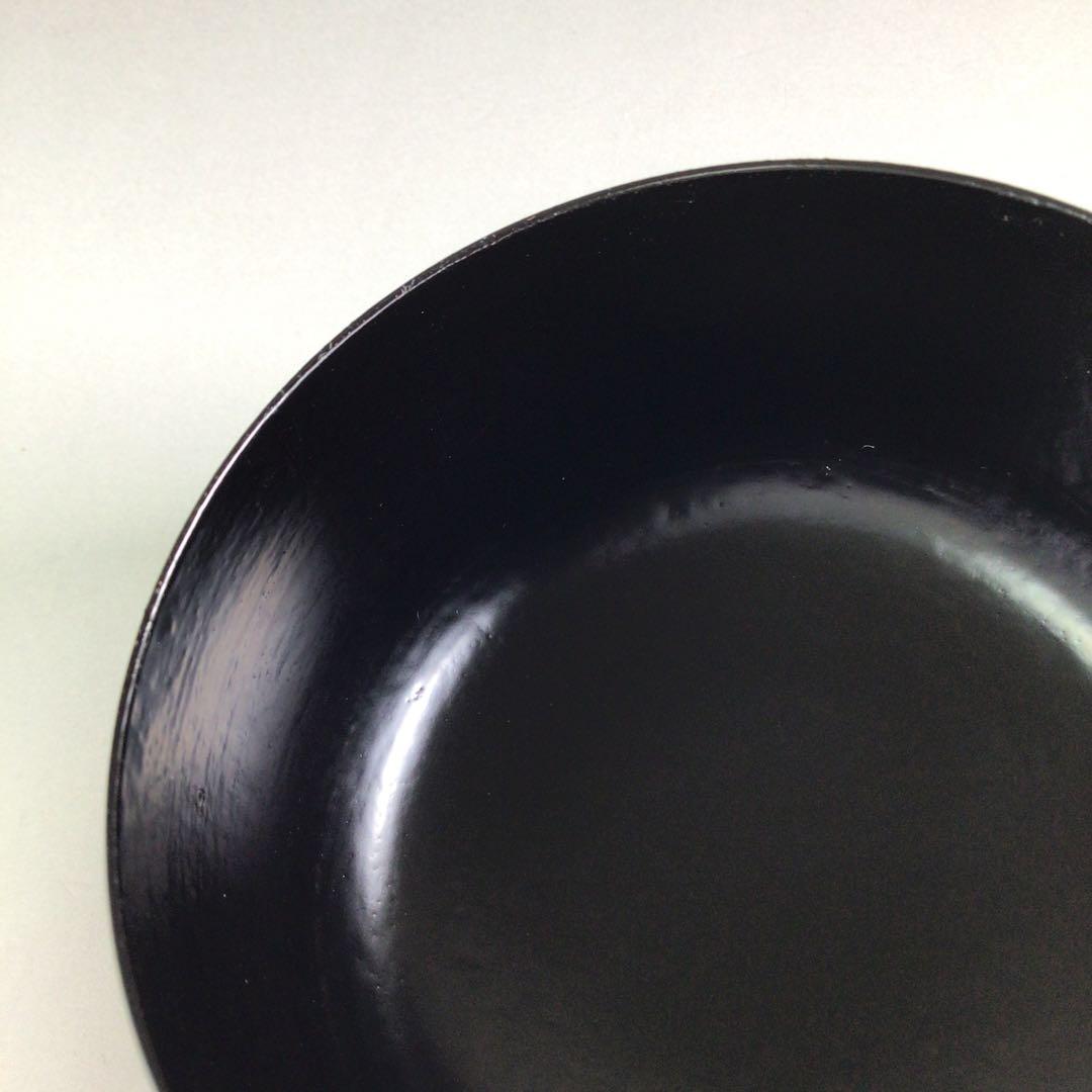 Ｒ４８　棗　『松永忠能(三喜三)作』『溜塗』『大平棗』　共箱　茶道具