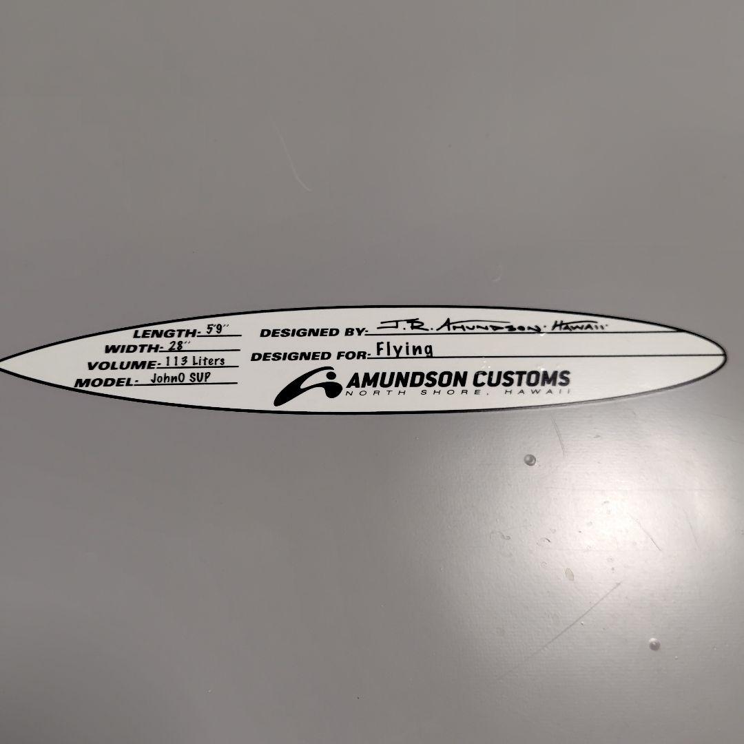 5'9\"　Amundson Customs foilboard 113L