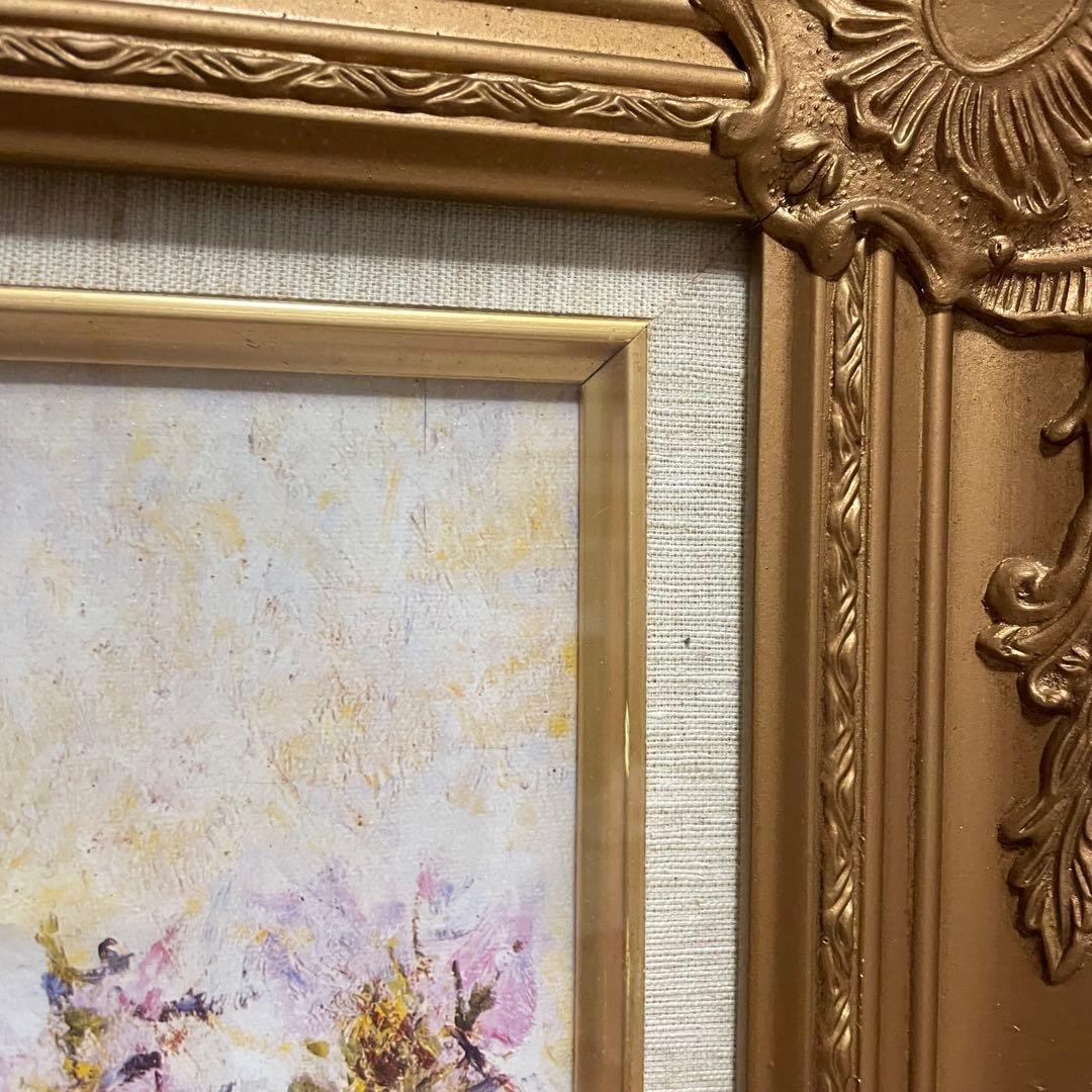 【特価品‼︎】モネ　花瓶の花　絵画　油絵　複製画