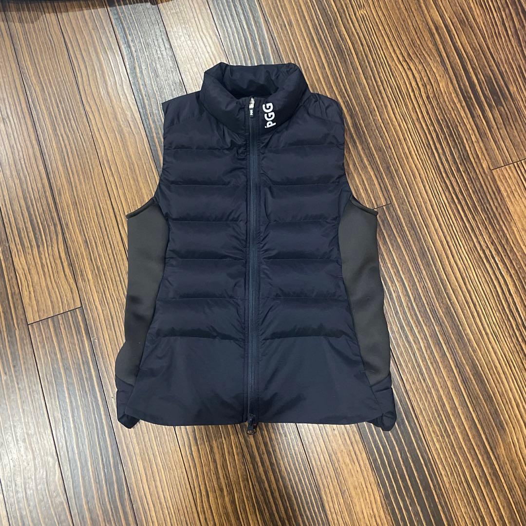 【PGG】中綿キルトフルジップベスト (LADIES) サイズ０