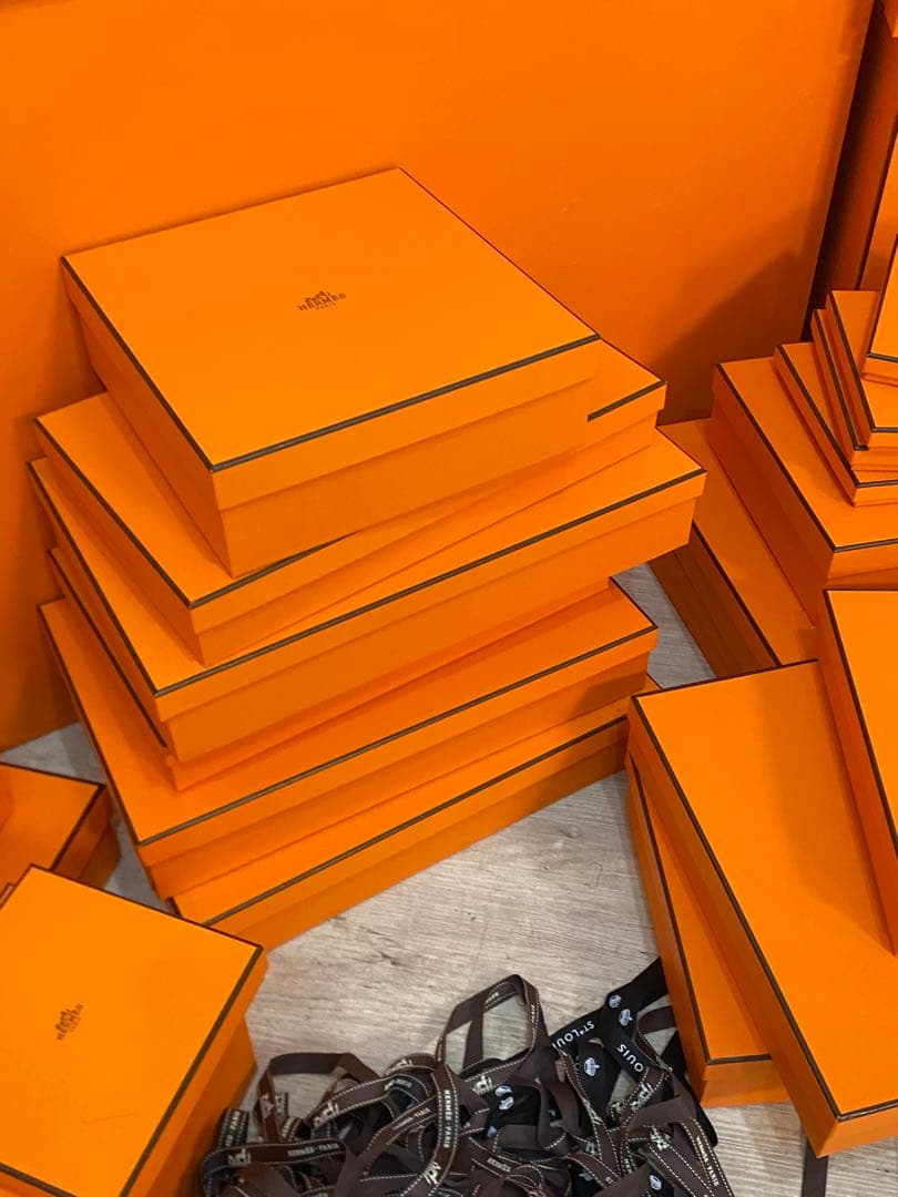 【東京都内23区配送無料】本物　エルメス　箱　大量　まとめ買い　ギフトボックス