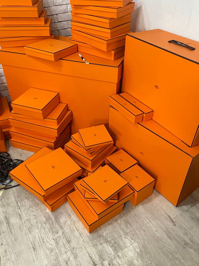 【東京都内23区配送無料】本物　エルメス　箱　大量　まとめ買い　ギフトボックス