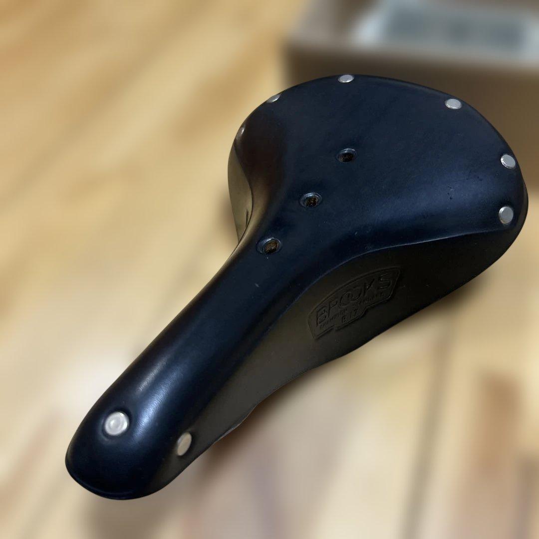 BROOKS ブラックレザーサドル