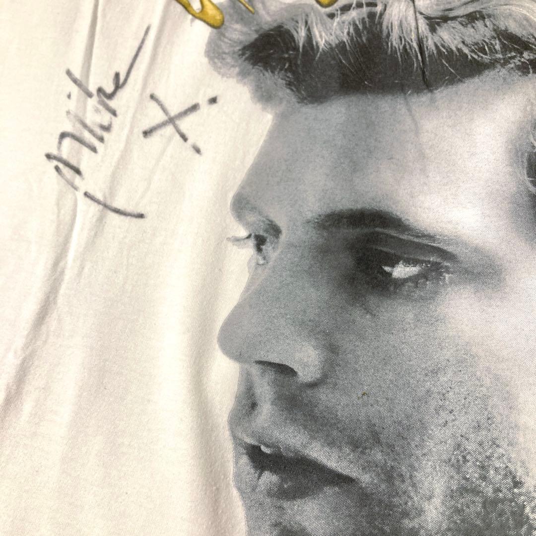 貴重 MIKA 直筆サイン入り 2013 ツアーTシャツ　白／L