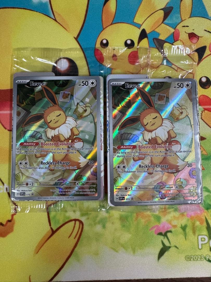 イーブイ AR プロモ 海外版 英語版 海外限定イラスト 未開封 10枚