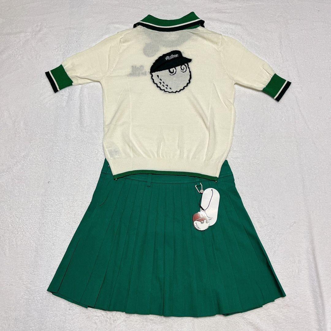 マルボンゴルフ レディース 上下セット ダークグリーン SML⛳