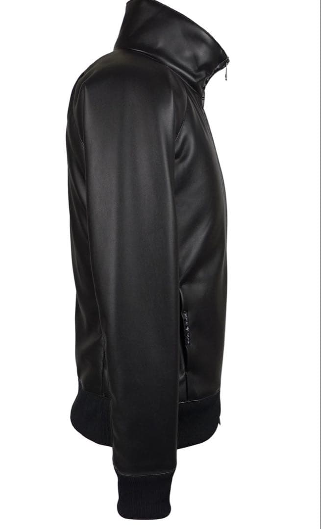 新品未使用ロックデュード　ダンスウィズドラゴン ゴルフホワイト合成皮革ジャケット