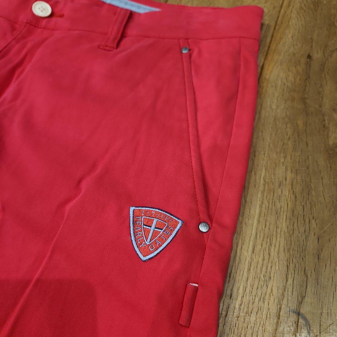 パーリーゲイツ　ゴルフパンツ　ピンク　サイズ6【XL】　ストレッチ