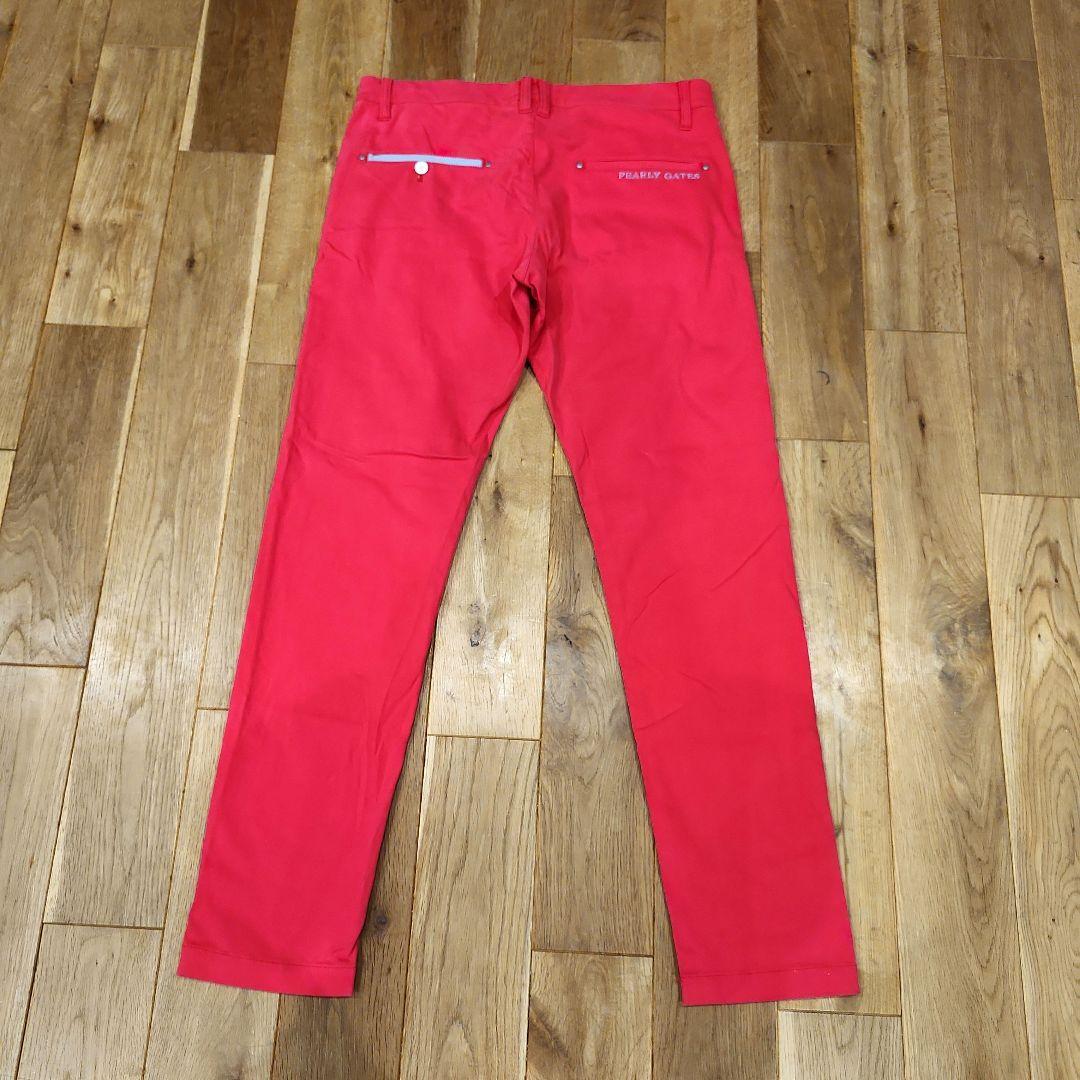 パーリーゲイツ　ゴルフパンツ　ピンク　サイズ6【XL】　ストレッチ