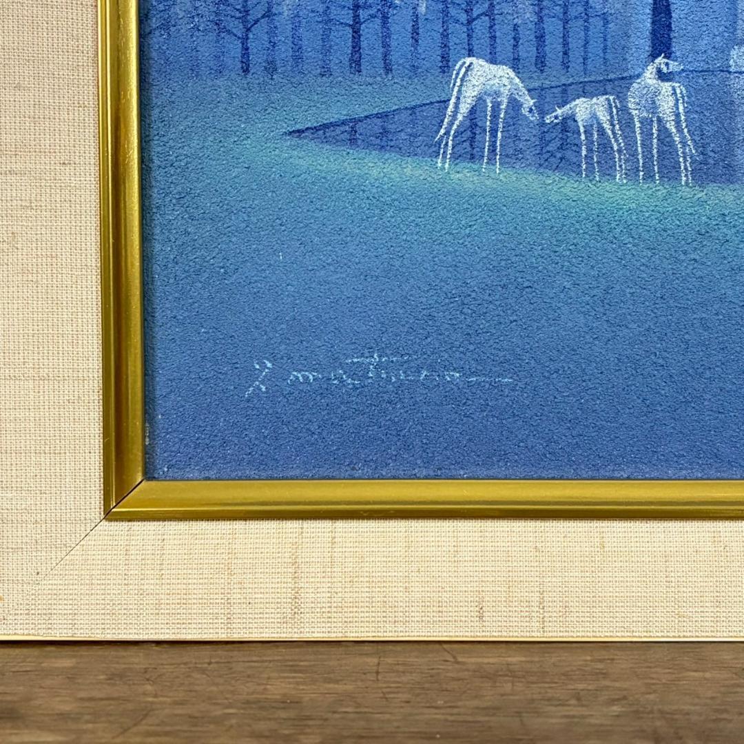 松浦敬文「水辺の城」キャンバスに油彩 共シール 直筆サイン入り 飛翔会会員