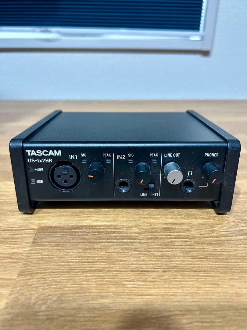 Shure MV7X + Tascam US1×2HR + XLRケーブルセット