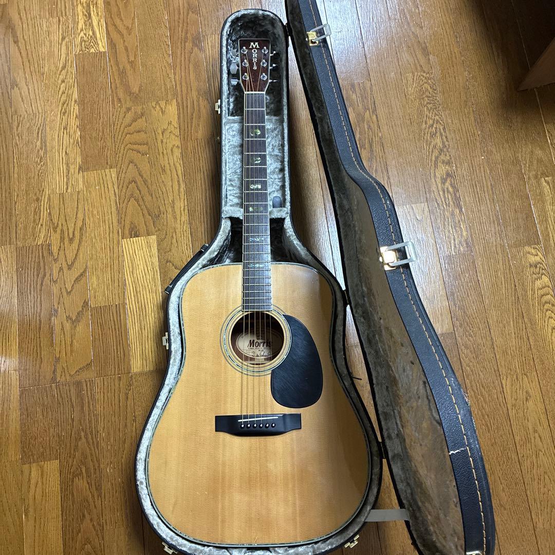Morris W-40 アコースティックギター 専用ケース付