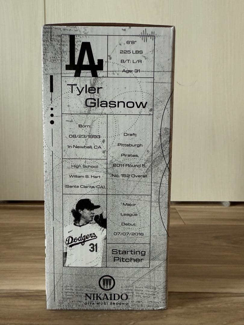 【2025年9月21日来場者限定】ドジャース　グラスノー　ボブルヘッド