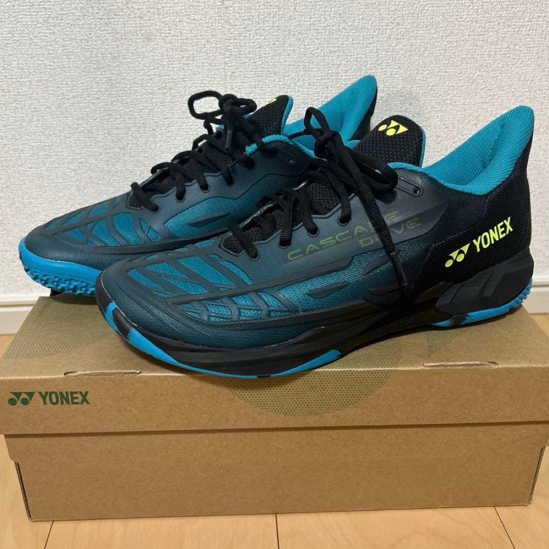 YONEX CASDIVE シューズ 28.0cm ブラック/ブルー