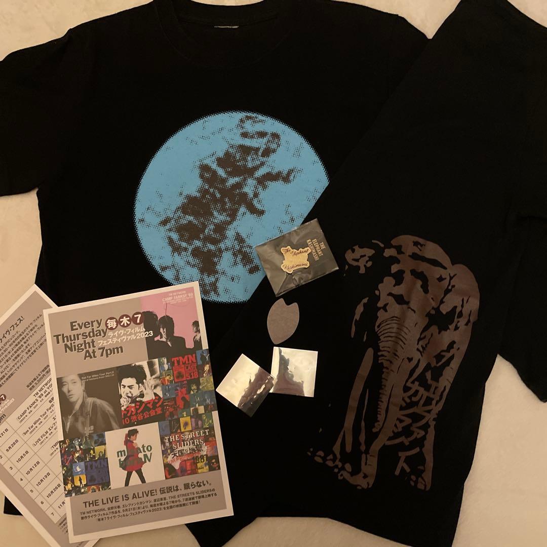 エレファントカシマシTシャツ S 2枚➕ピンバッジとおまけ付き⑤