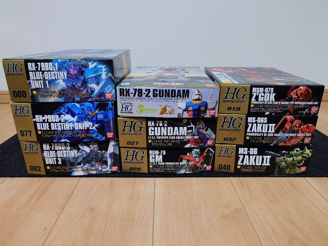 限定値下【レア】ガンプラ HG 1/144 ジオン/連邦 9体セット　まとめ売り