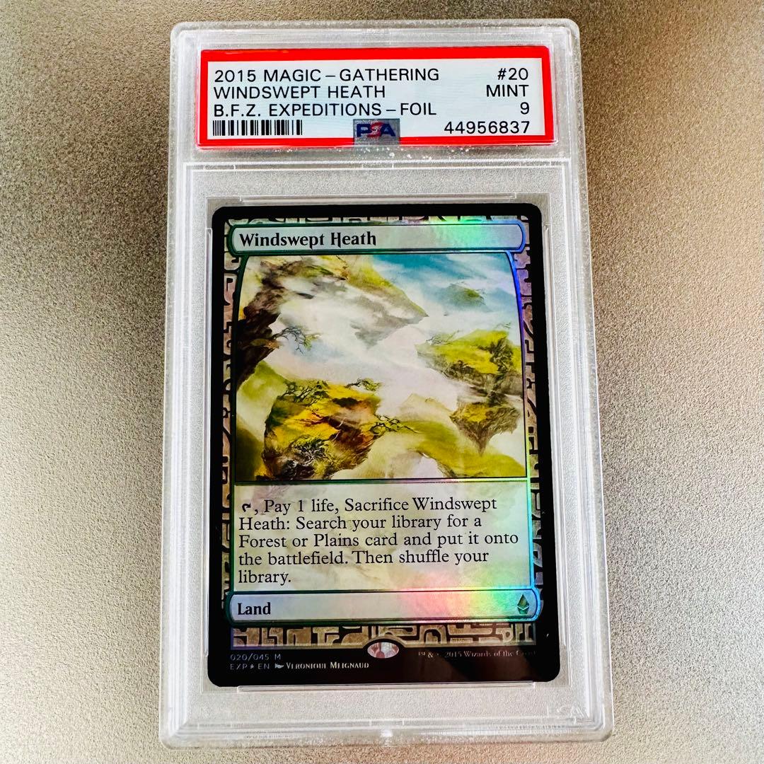 【PSA9】Foil《吹きさらしの荒野/Windswept Heath》　EXP