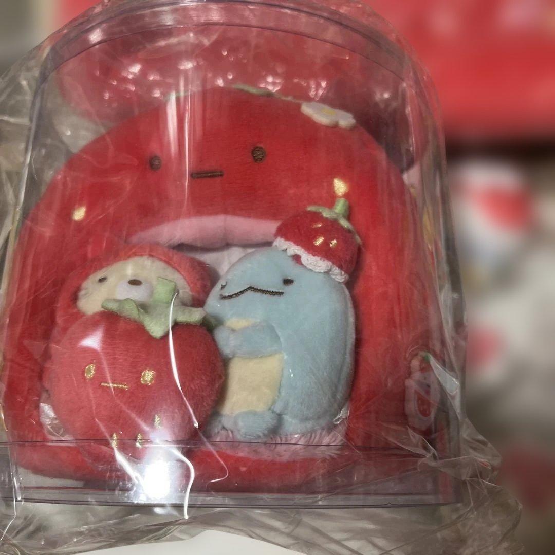 すみっコぐらし　喫茶でいちごフェア　ぬいぐるみセット
